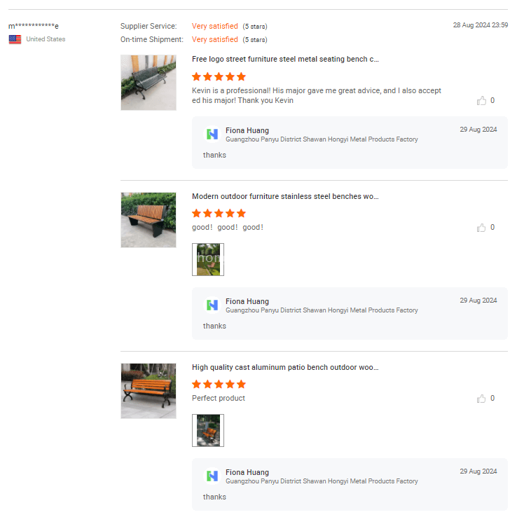 Appreciations from some buyers from all over the world