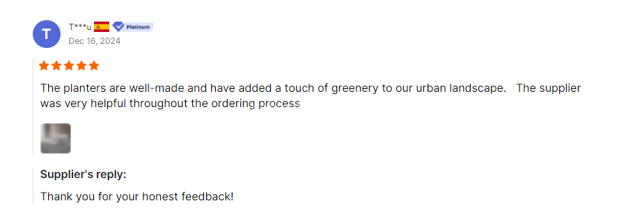 Appreciations from some buyers from all over the world