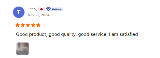 Appreciations from some buyers from all over the world